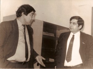 Суратда׃ Дадахон Ёқубов ва Жаҳонгир Маматов (1991).